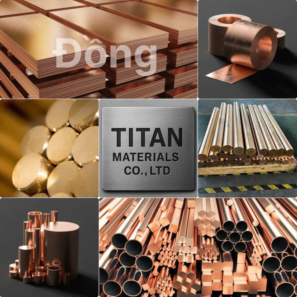 Shim chêm bằng đồng đỏ